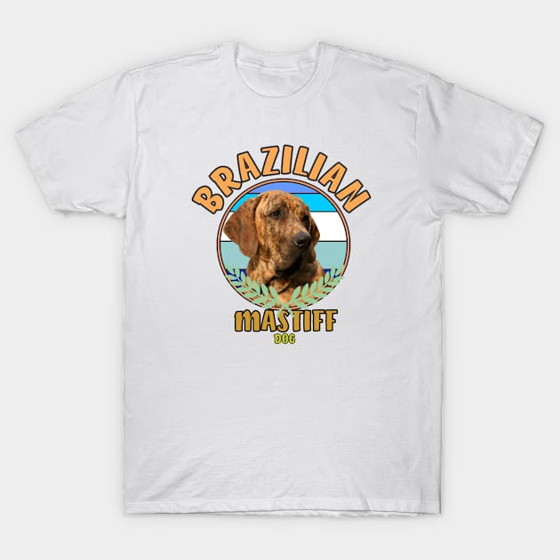 brazilian mastiff dog T-Shirt by Carolina Cabreira